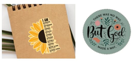 Christian Water Bottle Sticker Bundle